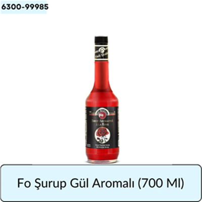 Fo Şurup Gül Aromalı   (700 ml)