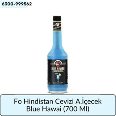 Fo Şurup H. Cevizi A. İçecek Blue Hawai   (700 ml)