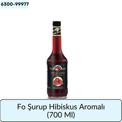 Fo Şurup Hibiskus Aromalı   (700 ml)
