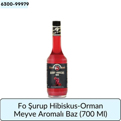 Fo Şurup Hibiskus Orman Meyvesi Ar. Baz   (700 ml)