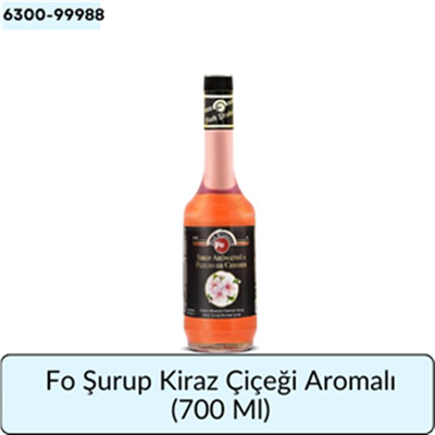 Fo Şurup Kiraz Çiçeği Aromalı   (700 ml)