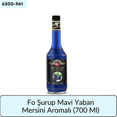 Fo Şurup Mavi Yaban Mersini Aromalı   (700 ml)