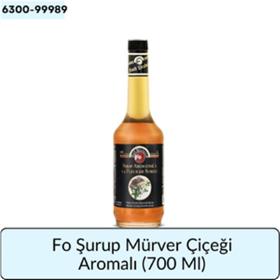 Fo Şurup Mürver Çiçeği Aromalı   (700 ml)