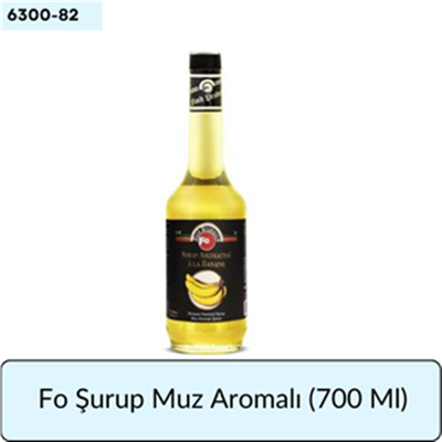 Fo Şurup Muz Aromalı   (700 ml)