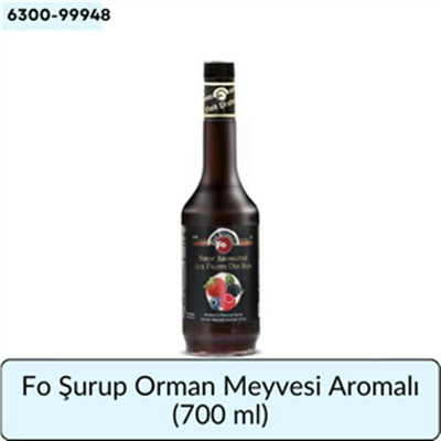 Fo Şurup Orman Meyvesi Aromalı   (700 ml)