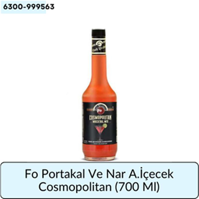 Fo Şurup Port ve Nar A. İç. Cosmopolitan (700 ml)