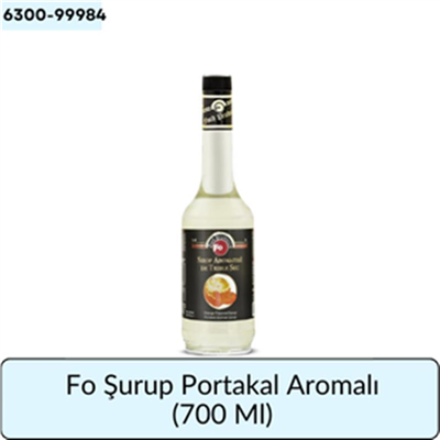 Fo Şurup Portakal Aromalı   (700 ml)