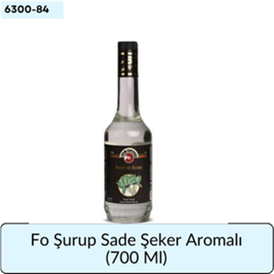 Fo Şurup Sade Şeker Aromalı   (700 ml)
