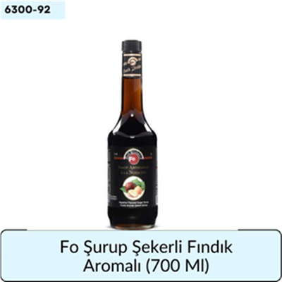 Fo Şurup Şekerli Fındık Aromalı   (700 ml)