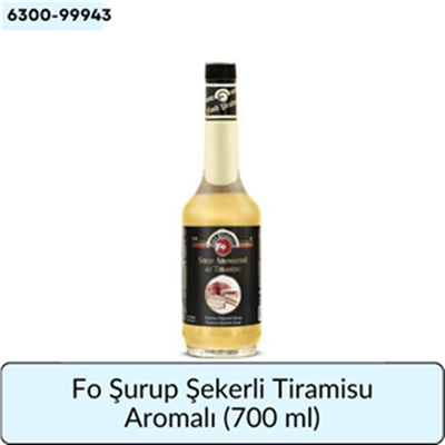 Fo Şurup Şekerli Tiramisu Aromalı   (700 ml)