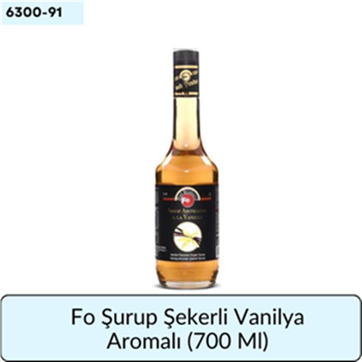 Fo Şurup Şekerli Vanilya Aromalı   (700 ml)