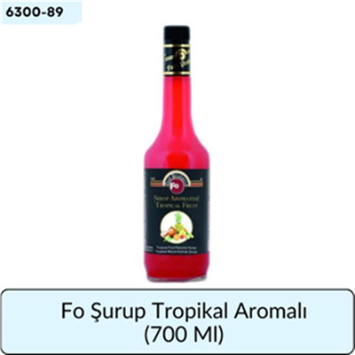 Fo Şurup Tropikal Aromalı   (700 ml)