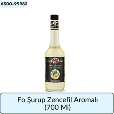 Fo Şurup Zencefil Aromalı   (700 ml)