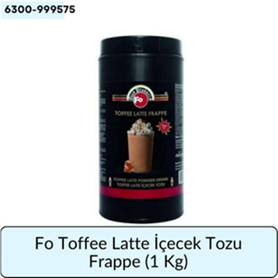 Fo Toffee Latte İçecek Tozu Frappe   (1 Kg)