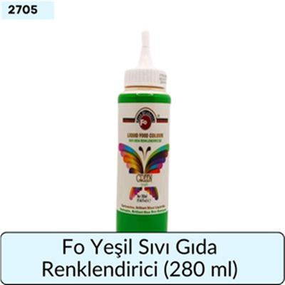 Fo Yeşil Sıvı Gıda Renklendiricisi   (280 ML)