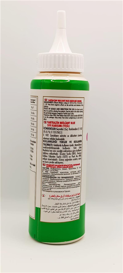 Fo Yeşil Sıvı Gıda Renklendiricisi   (280 ML)