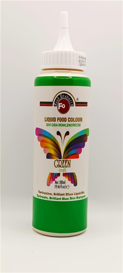 Fo Yeşil Sıvı Gıda Renklendiricisi   (280 ML)