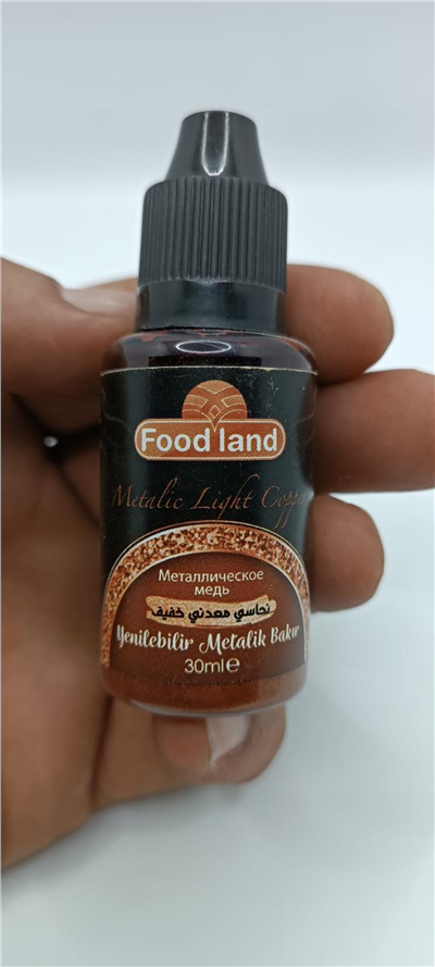 Foodland Sıvı Yaldız Bakır    (30 CC)