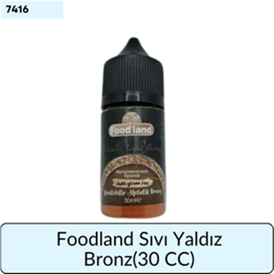 Foodland Sıvı Yaldız Bronz    (30 CC)