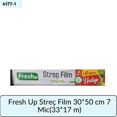Fresh Up Streç Film 30*50 Cm 7 Mic   (33+17 M)