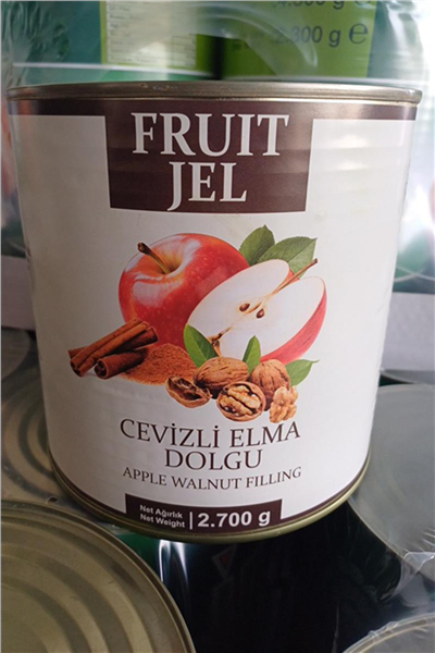 Fruıt jel Cevizli Elma Dolgu İris   (3 Kg)