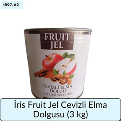 Fruıt jel Cevizli Elma Dolgu İris   (3 Kg)