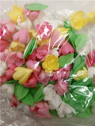 Gofret Gül Mini (50 Gül 50 Yaprak) POŞETLİ