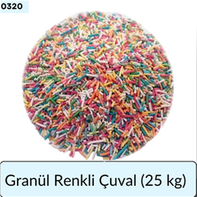 Granül Renkli     (25 Kg lık Çuval)