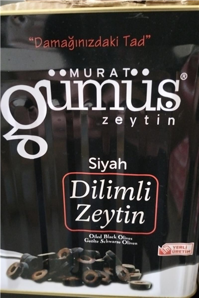 Gümüş Siyah Dilim Zeytin     (Net 7 kg)