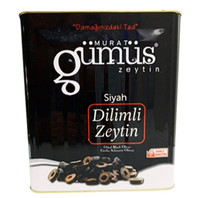 Gümüş Siyah Dilim Zeytin     (Net 7 kg)