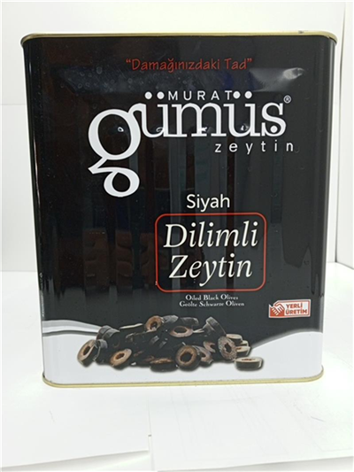 Gümüş Siyah Dilim Zeytin     (Net 7 kg)