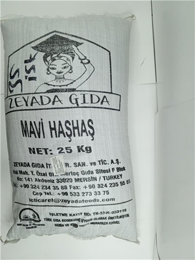 Haşhaş Mavi ÇUVAL (25 Kg)