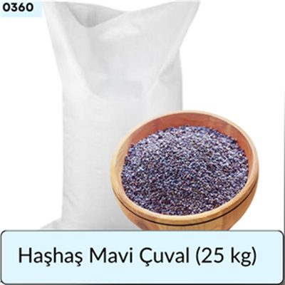 Haşhaş Mavi ÇUVAL (25 Kg)