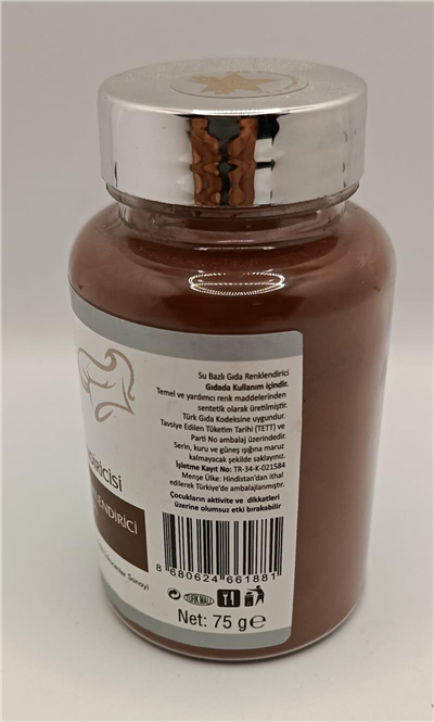 Herco Çik Kahve Su Bazlı Toz Gıda Boyası   (75 GR)