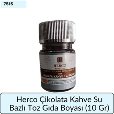 Herco Çik Kahve Su Bazlı Toz Gıda Boyası   (10 GR)