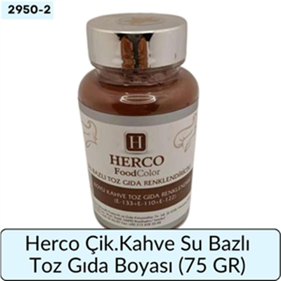 Herco Çik Kahve Su Bazlı Toz Gıda Boyası   (75 GR)