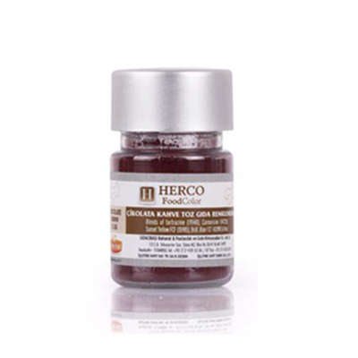 Herco Çik Kahve Su Bazlı Toz Gıda Boyası   (10 GR)