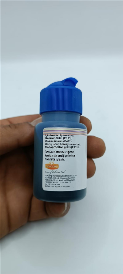 Herco Mavi Sıvı Gıda Boyası   (50 CC)
