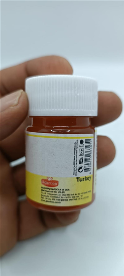 Herco Sarı Jel Gıda Boyası   (30 GR)