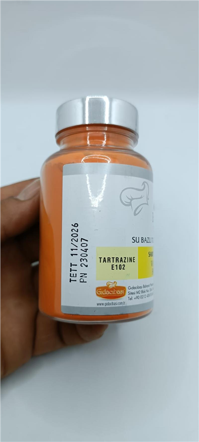 Herco Sarı Su Bazlı Toz Gıda Boyası   (75 GR)