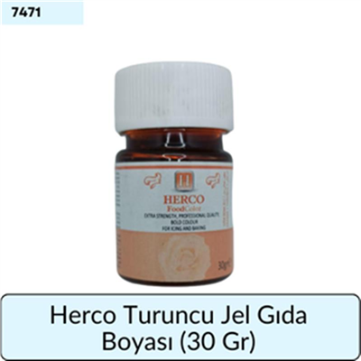 Herco Turuncu Jel Gıda Boyası   (30 GR)
