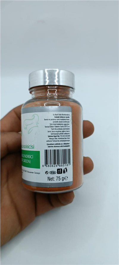 Herco Yeşil Su Bazlı Toz Gıda Boyası   (75 GR)