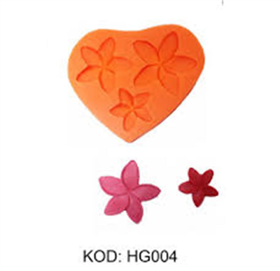 HG 004 SİLİKON KALIP 3 LÜ ÇİÇEK