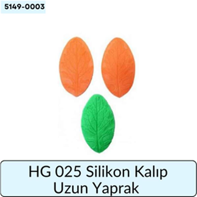 HG 025 Silikon Kalıp Uzun Yaprak