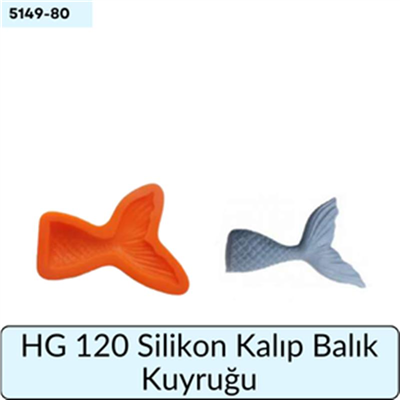 HG 120 SİLİKON KALIP BALIK KUYRUĞU