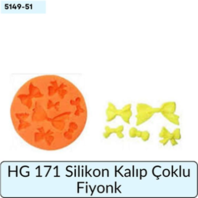 HG 171 SİLİKON KALIP ÇOKLU FİYONK