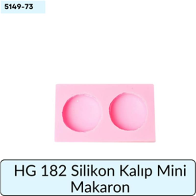 HG 182 SİLİKON KALIP MİNİ MAKARON