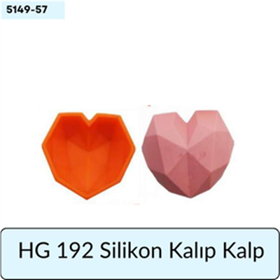 HG 192 SİLİKON KALIP KALP