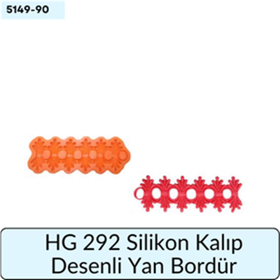 HG 292 SİLİKON KALIP DESENLİ YAN BORDÜR