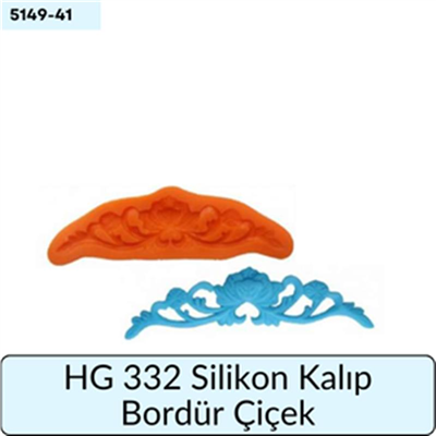 HG 332 SİLİKON KALIP BORDÜR ÇİÇEK